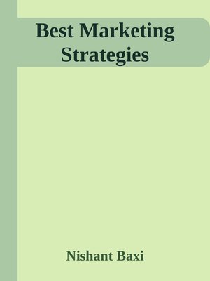 cover image of Best Marketing Strategies